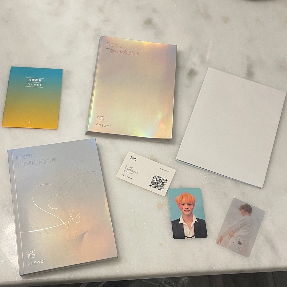 BTS LOVE YOURSELF 結 'Answer' Holographic Album - Silver